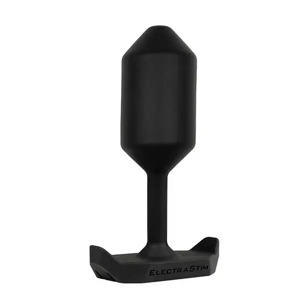 ElectraStim x Mr. S Leather - Most Comfortable Silicone Electro Butt Plug - Black