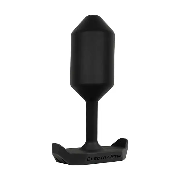 ElectraStim x Mr. S Leather - Most Comfortable Silicone Electro Butt Plug - Black
