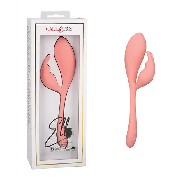 Elle Liquid Silicone Bunny - Pink - Vibrators