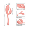 Elle Liquid Silicone Bunny - Pink - Vibrators