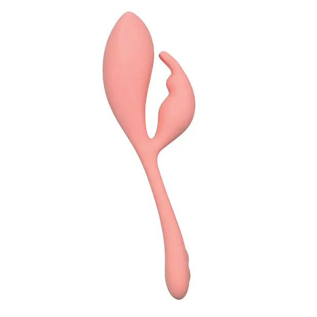 Elle Liquid Silicone Bunny - Pink - Vibrators