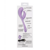 Elle Liquid Silicone Dual Flicker - Purple - Vibrators