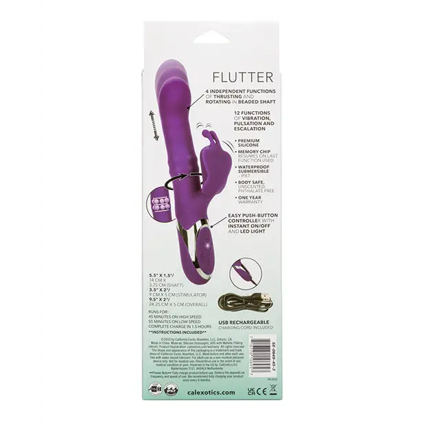 Enchanted Flutter Vibrator - Purple - Vibrators