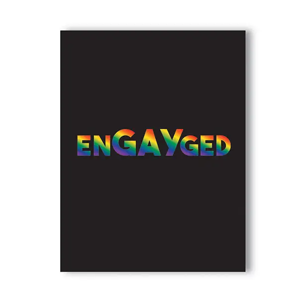 Engayged Naughty Greeting Card - Bachelorette & Party Supplies