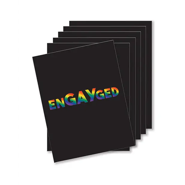 Engayged Naughty Greeting Card - Pack o - Bachelorette & Party Supplies