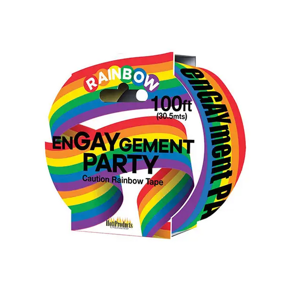 Engaygement Rainbow Style Caution Tape - Gay & Lesbian Products
