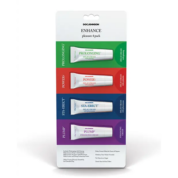 Enhance Pleasure - Asst. Pack of 4 - Lubricants