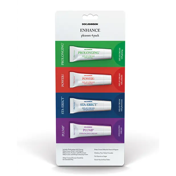 Enhance Pleasure - Asst. Pack of 4 - Lubricants
