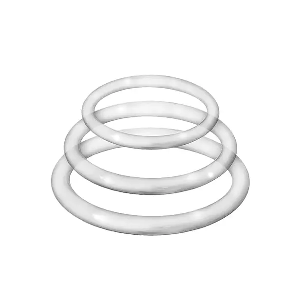 Enhancer Silicone Cockrings - Clear - Penis Enhancement