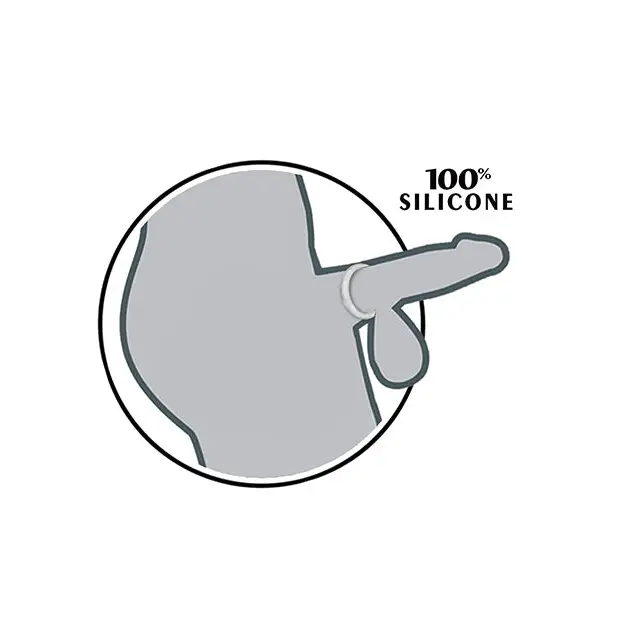 Enhancer Silicone Cockrings - Clear - Penis Enhancement