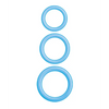 Enhancer Silicone Cockrings - Glow in the Dark Blue - Penis Enhancement