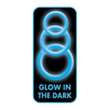 Enhancer Silicone Cockrings - Glow in the Dark Blue - Penis Enhancement