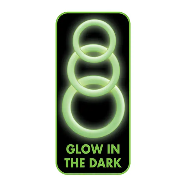 Enhancer Silicone Cockrings - Glow in the Dark Green - Penis Enhancement