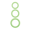 Enhancer Silicone Cockrings - Glow in the Dark Green - Penis Enhancement