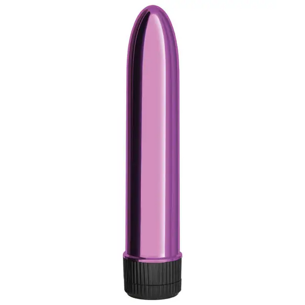 Erotic Toy Company Chrome Classics 5’’ Vibe - Pink - Vibrators