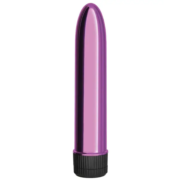Erotic Toy Company Chrome Classics 5’’ Vibe - Pink - Vibrators