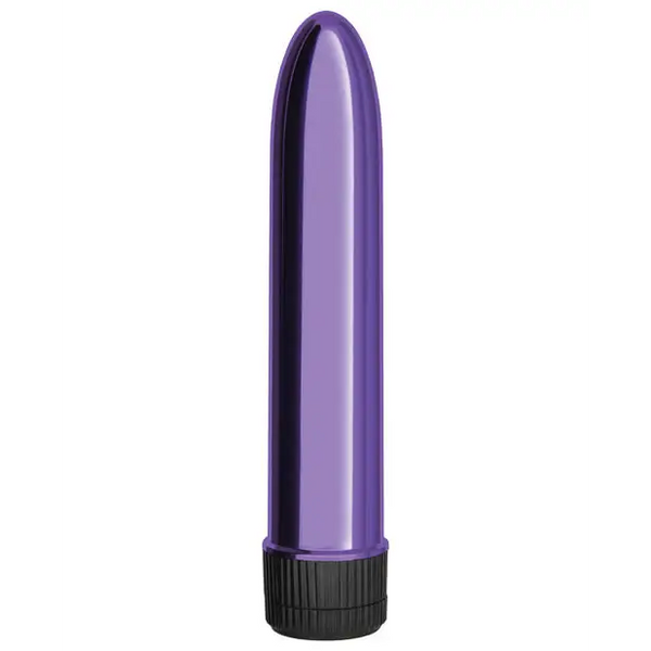 Erotic Toy Company Chrome Classics 5’’ Vibe - Purple - Vibrators