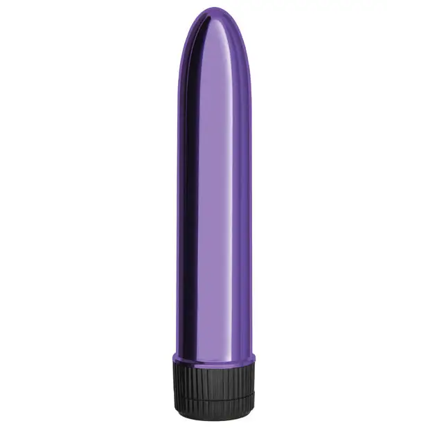 Erotic Toy Company Chrome Classics 5’’ Vibe - Purple - Vibrators