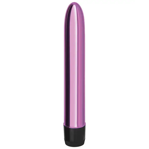 Erotic Toy Company Chrome Classics 7’’ Vibe - Pink - Vibrators