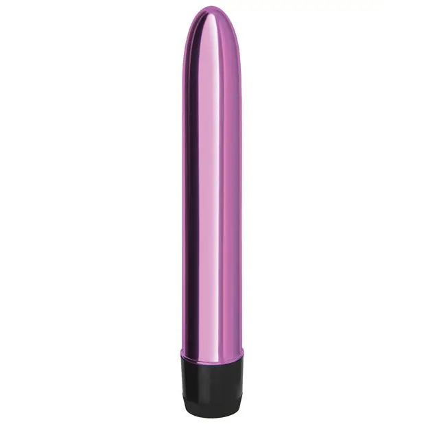 Erotic Toy Company Chrome Classics 7’’ Vibe - Pink - Vibrators