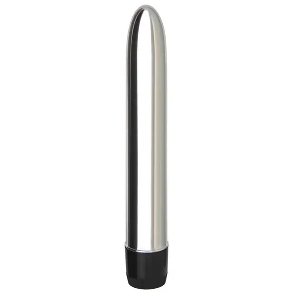 Erotic Toy Company Chrome Classics 7’’ Vibe - Silver - Vibrators