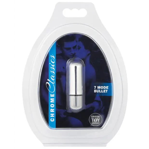 Erotic Toy Company Chrome Classics Bullet 7 Speed - Silver - Stimulators