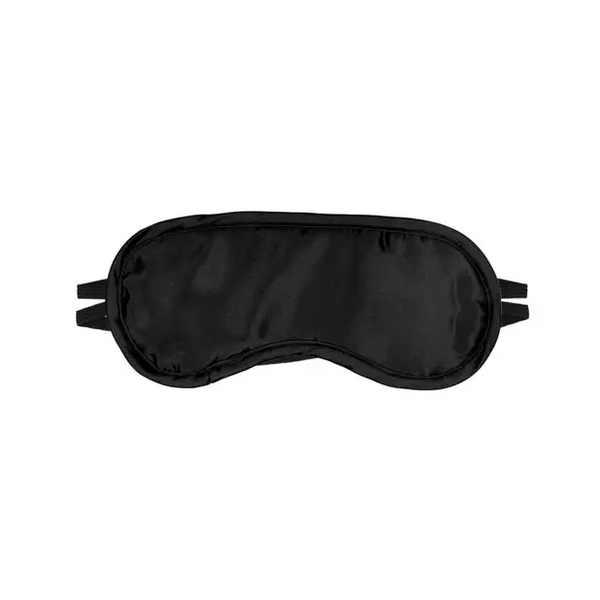 Erotic Toy Company Satin Fantasy Blindfold - Black - Bondage Blindfolds & Restraints