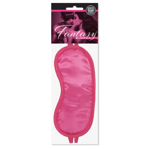 Erotic Toy Company Satin Fantasy Blindfold - Pink - Bondage Blindfolds & Restraints
