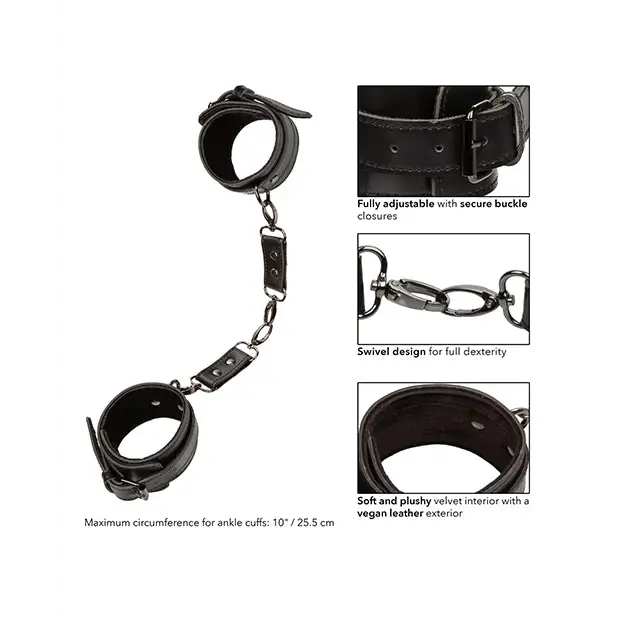 Euphoria Collection Ankle Cuffs - Bondage Blindfolds & Restraints