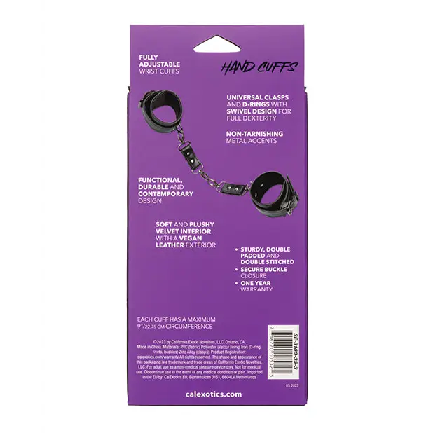 Euphoria Collection Hand Cuffs - Bondage Blindfolds & Restraints