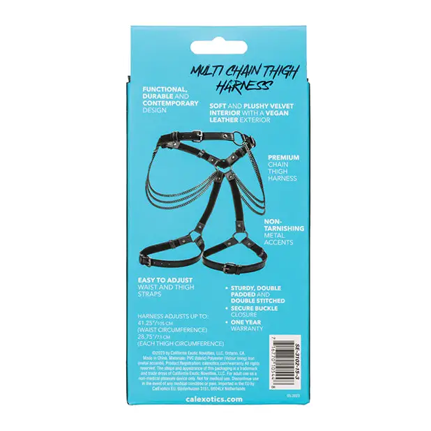 Euphoria Collection Multi Chain Thigh Harness - Bondage Blindfolds & Restraints