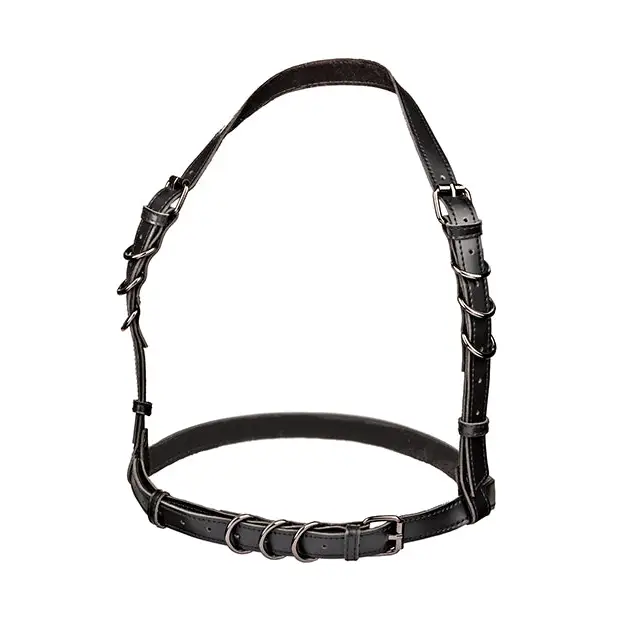 Euphoria Collection Plus Size Halter Buckle Harness - Bondage Blindfolds & Restraints