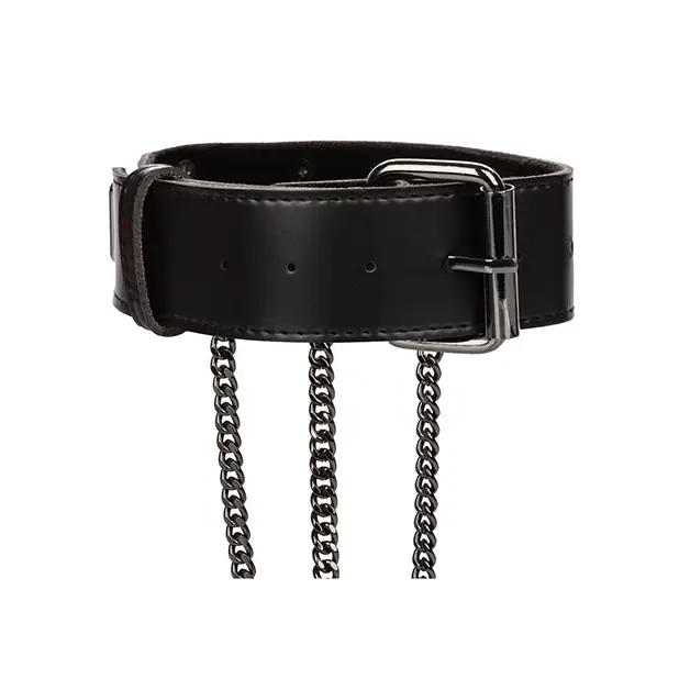 Euphoria Collection Plus Size Multi Chain Collar Harness - Bondage Blindfolds & Restraints