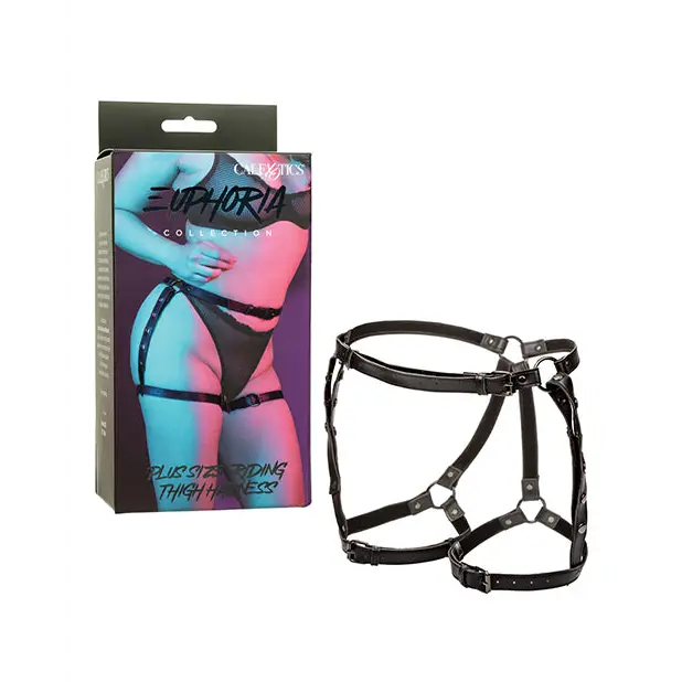 Euphoria Collection Plus Size Riding Thigh Harness - Bondage Blindfolds & Restraints