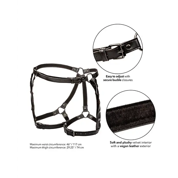 Euphoria Collection Plus Size Riding Thigh Harness - Bondage Blindfolds & Restraints