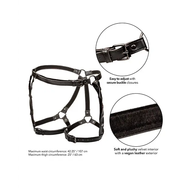 Euphoria Collection Riding Thigh Harness - Bondage Blindfolds & Restraints