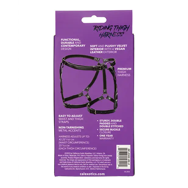 Euphoria Collection Riding Thigh Harness - Bondage Blindfolds & Restraints