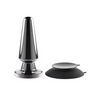Evolved Advanced Vibrating Rechargeable Metal Plug - Black - Anal Products