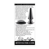 Evolved Advanced Vibrating Rechargeable Metal Plug - Black - Anal Products