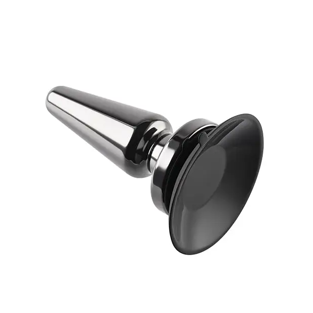 Evolved Advanced Vibrating Rechargeable Metal Plug - Black - Anal Products