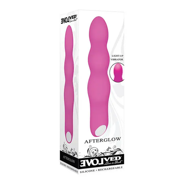 Evolved Afterglow Light Up Vibrator - Pink - Vibrators