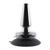 Evolved Beginner Vibrating Rechargeable Metal Plug - Black - Anal Products