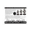Evolved Black Gem Anal Plug set - Anal Products
