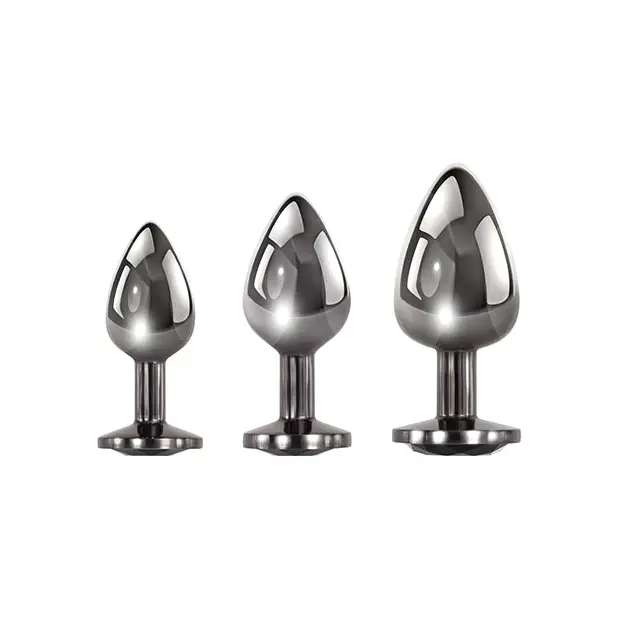 Evolved Black Gem Anal Plug set - Anal Products