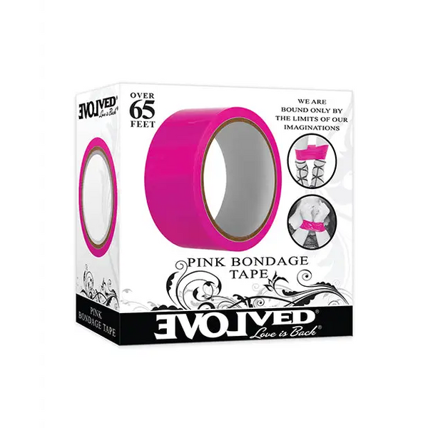 Evolved Bondage Tape - Pink - Bondage Blindfolds & Restraints