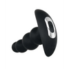 Evolved Bump N’ Groove Vibrating Butt Plug - Black - Anal Products