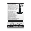 Evolved Bump N’ Groove Vibrating Butt Plug - Black - Anal Products