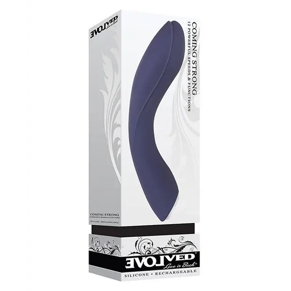 Evolved Coming Strong Vibrator - Blue - Vibrators