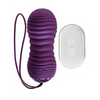 Evolved Eager Egg Vibrating & Thrusting Egg w/Remote - Purple - Stimulators