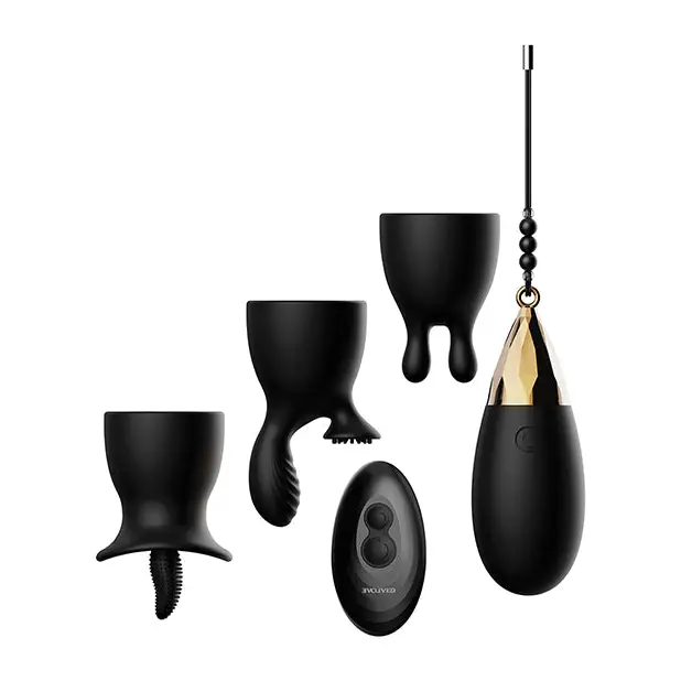 Evolved Egg Citement Rechargeable Bullet - Black/Gold - Stimulators